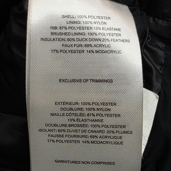 Lole Women's Sz SMALL Le Katie Down Parka Jacket Black Winter Coat Mid Length - Picture 6 of 8